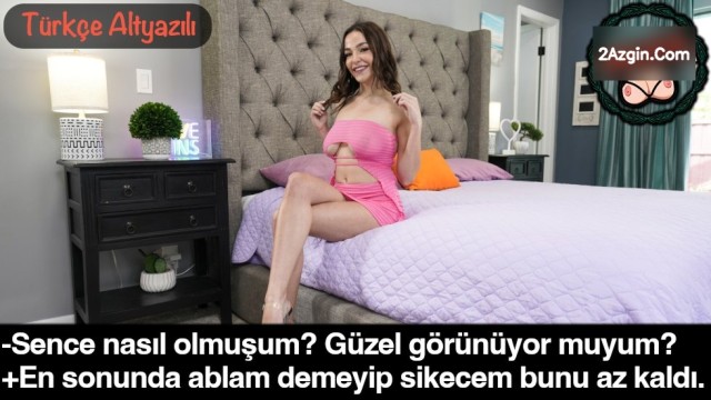 Orospu gibi giyinen ablasını dayanamayıp yatırıp sikti