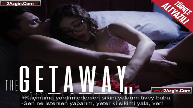 Üvey babasıyla evden kaçmak isteyen seksi genç şıllığın kudurtması